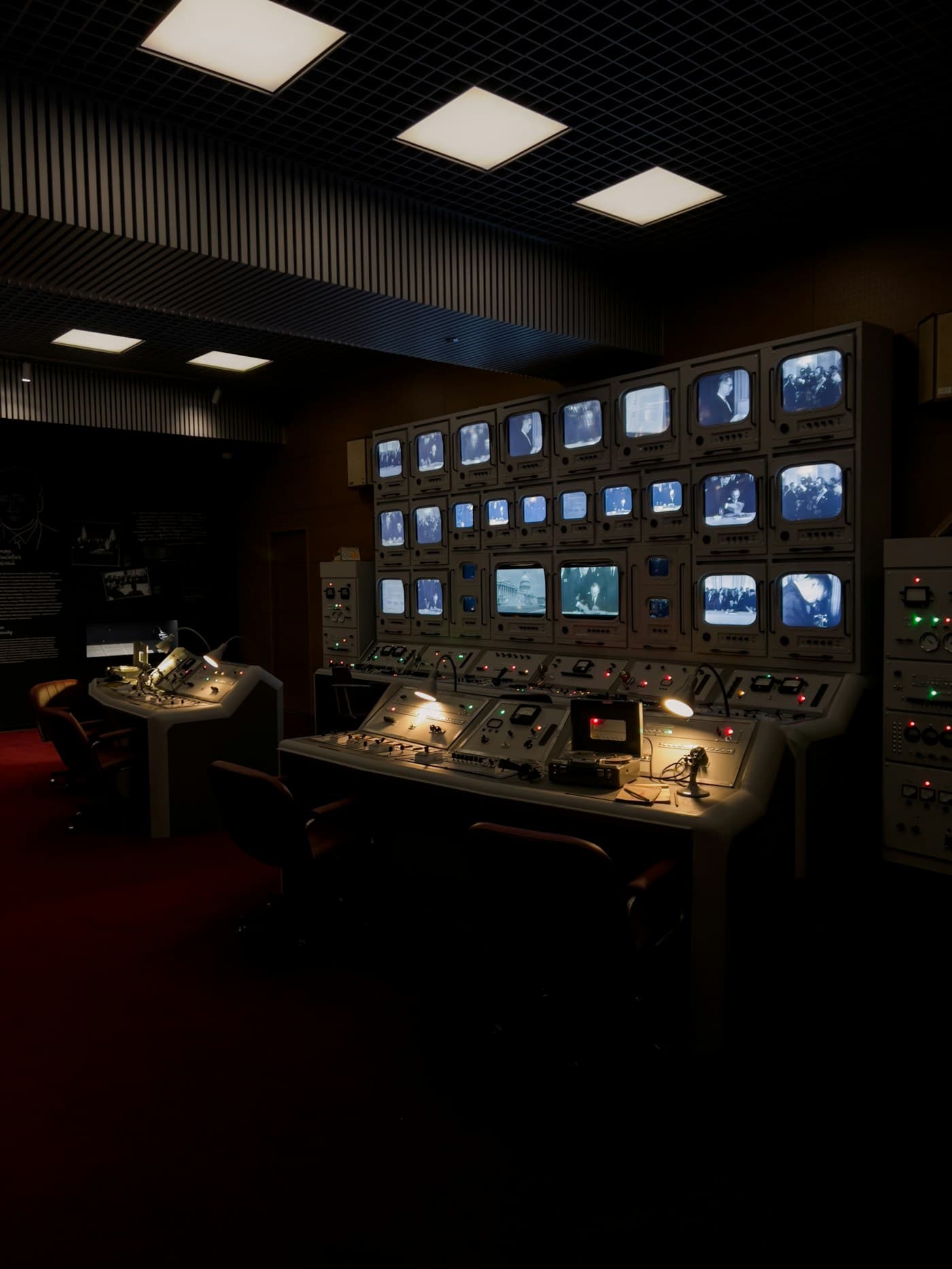 Railway signaling control room