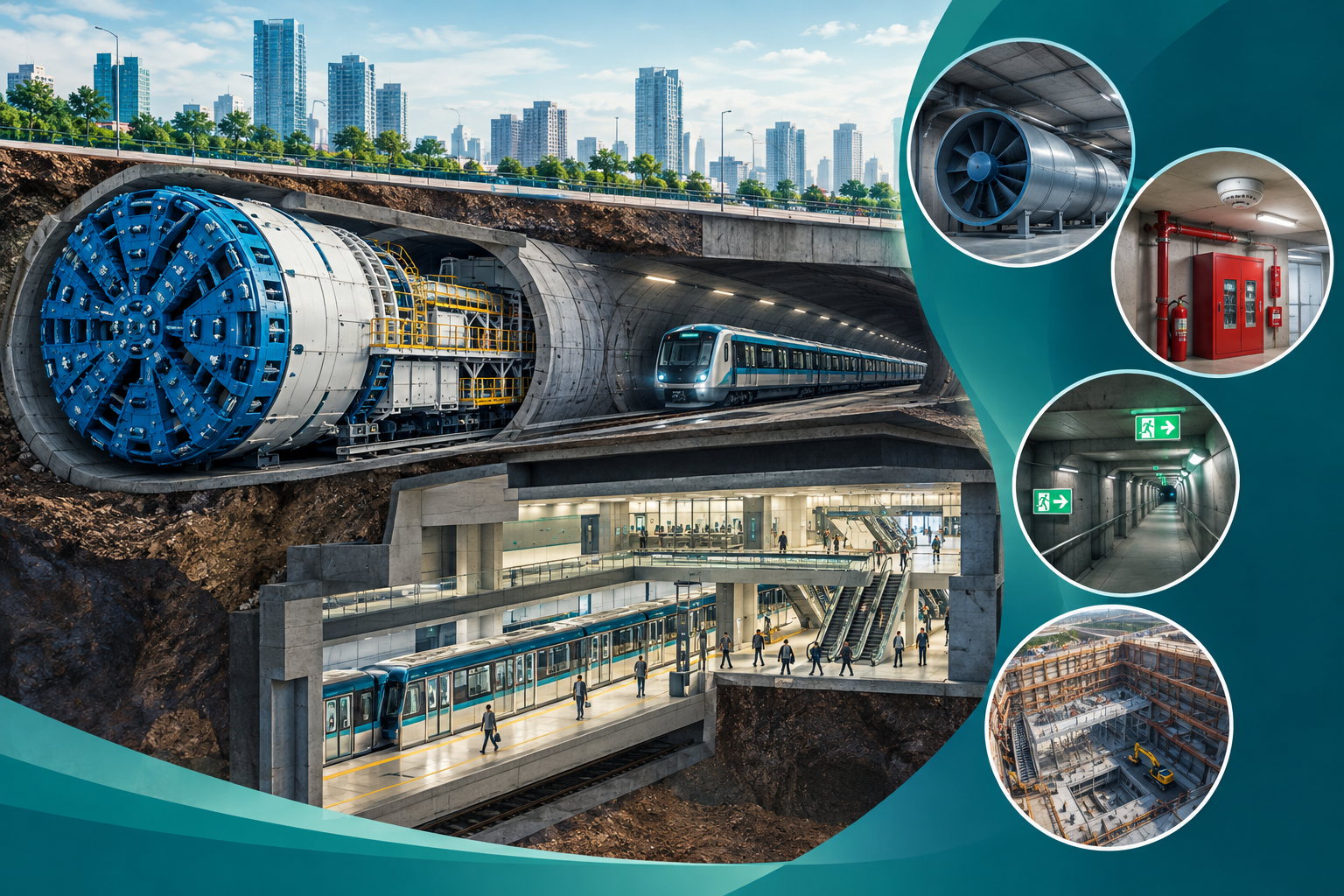 Building Railways Underground: Engineering Challenges Most Passengers Never See